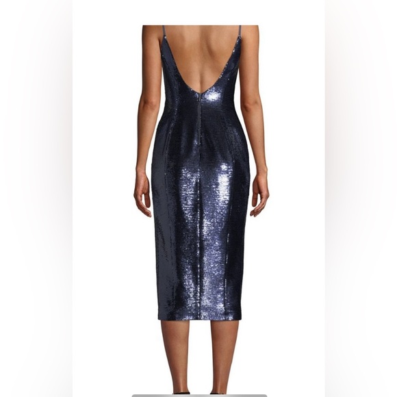 Revolve Navy Sequin Dress - Picture 5 of 13